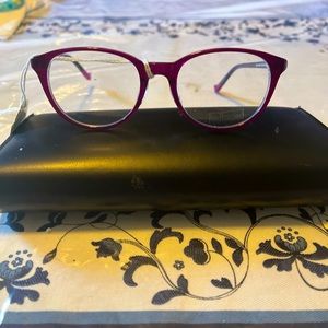 Tony Morgan Eye Glass Frame NWT Burgundy